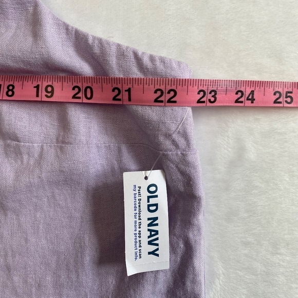 Old Navy Sleeveless Linen-Blend Top, Lavender Aura (Light Purple), XL NWT - Picture 10 of 14